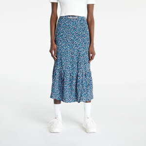 Sukně TOMMY JEANS Ditsy Floral Midi Skirt Blue Ditsy Floral Print