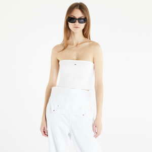 Dámský top TOMMY JEANS Essential Tube Top White