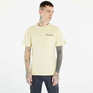 Tričko s krátkým rukávem TOMMY JEANS Classic Linear Short Sleeve Tee Lemon Zest