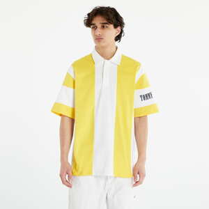 Tričko s krátkým rukávem TOMMY JEANS Oversized Archive Polo Star Fruit Yellow/ White