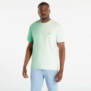Tričko s krátkým rukávem TOMMY JEANS Dip Dye Classic FIt T-Shirt Green