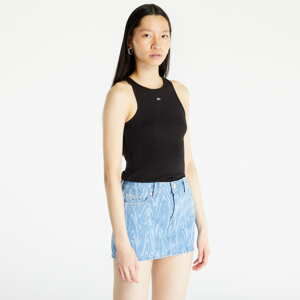 Dámské tílko TOMMY JEANS Essential Rib Tank Top Black