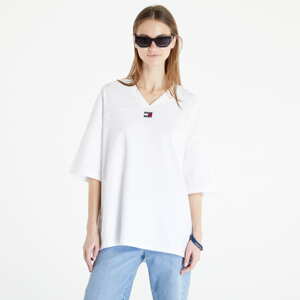 Tričko TOMMY JEANS Oversized Xs Badge Tee White