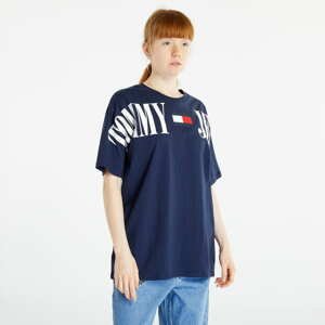 Dámské tričko TOMMY JEANS Oversized Archive 1 T-Shirt Twilight Navy