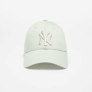 Kšiltovka New Era New York Yankees Womens Metallic Logo 9FORTY Soft Grass/ Shiny Silver