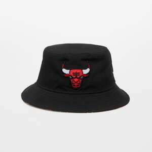 New Era Chicago Bulls Print Infill Bucket Hat Black