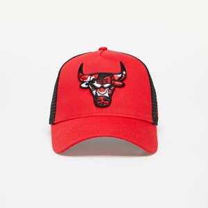 Snapback New Era Chicago Bulls Team Camo Infill A-Frame Trucker Cap Red/ Black