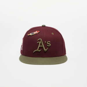 Kšiltovka New Era Oakland Athletics MLB World Series Trail Mix 59FIFTY Roasted Burgundy/ Grey Undervisor