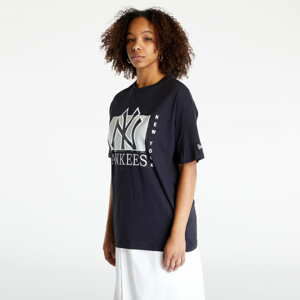 Dámské tričko New Era New York Yankees Team Wordmark Oversized Tee Navy/ White