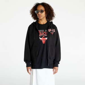 Dámská mikina New Era Chicago Bulls NBA Essential Zip Up Sweatshirt Black