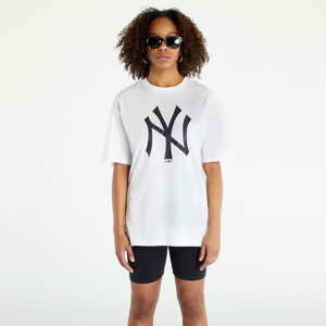 Tričko s krátkým rukávem New Era New York Yankees MLB League Essential Oversized T-Shirt White