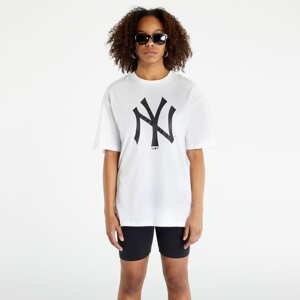 Tričko s krátkým rukávem New Era New York Yankees MLB League Essential Oversized T-Shirt White