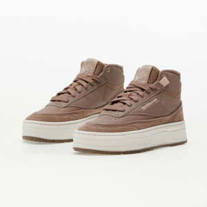 Dámské zimní boty Reebok Club C Geo Mid Taupe/ Chalk/ Sofecr