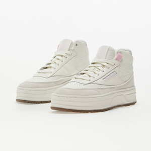 Dámské zimní boty Reebok Club C Geo Mid Chalk/ Pixpnk/ Taupe