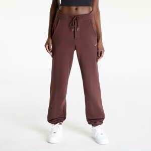 Tepláky Nike Sportswear Modern Fleece Women's High-Waisted French Terry Pants Earth/ Plum Eclipse