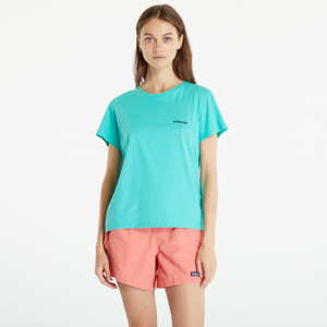 Dámské tričko Patagonia W's P-6 Mission Organic T-Shirt Fresh Teal