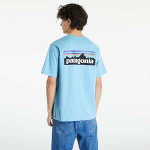 Tričko s krátkým rukávem Patagonia M's P-6 Logo Responsibili-Tee Blue