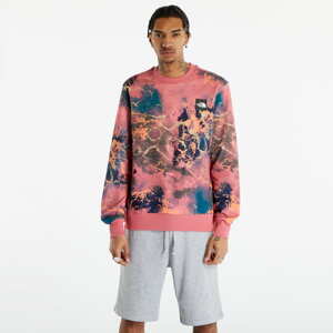 Mikina The North Face Summer Logo Crew Cosmo Pink/ TNF Distort Print