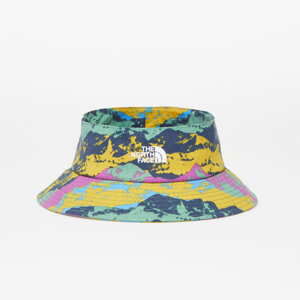 Klobouk The North Face Class V Top Knot Bucket Arrowwood Yellow Mountain Panorama Print