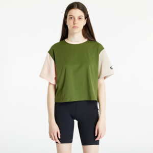 Dámské tričko Columbia Deschutes Valley™ Cropped SS Tee Pesto/ Peach Blossom