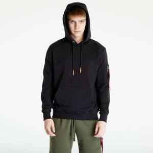 Mikina Alpha Industries R Print Hoody Black