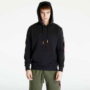 Mikina Alpha Industries R Print Hoody Black