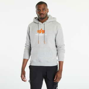 Mikina Alpha Industries Basic Hoody Rubber Grey Heather