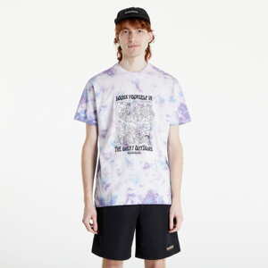 NAPAPIJRI Plan Aop Ss Tee Light Blue Tie-Dye Fan