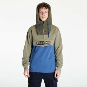 NAPAPIJRI Course Half Zip Hoodie Green Lichen