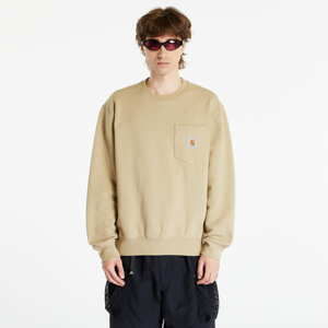 Mikina Carhartt WIP Pocket Sweat Ammonite Garment Washed