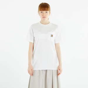 Tričko s krátkým rukávem Carhartt WIP Pocket Short Sleeve T-Shirt UNISEX White