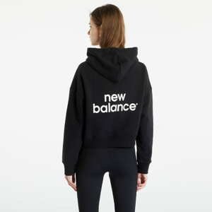 Dámská mikina New Balance Essentials Reimagined Archive French Terry Hoodie Black