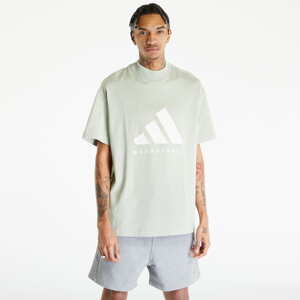 Tričko s krátkým rukávem adidas Performance Basketball Tee UNISEX Halo Green