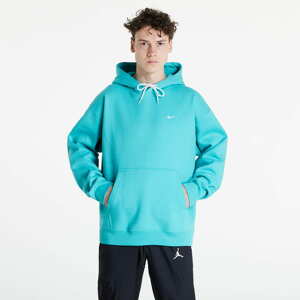 NikeLab Solo Swoosh Men's Fleece Hoodie Washed Teal/ White