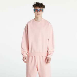 Mikina NikeLab Solo Swoosh Men's Fleece Crew Bleached Coral/ White