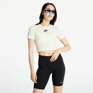 Dámský top Nike Sportswear W Air Short Sleeve Crop Top Coconut Milk/ Black