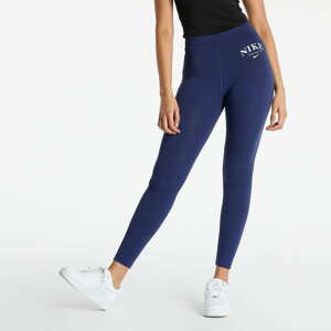 Legíny Nike W NSW Leggings Gfx Midnight Navy/ White