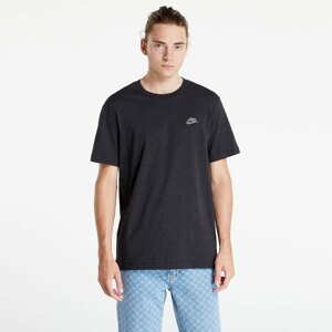 Tričko s krátkým rukávem Nike Sportswear Club Men's T-Shirt Black/ Heather