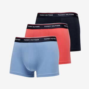 Tommy Hilfiger Premium Essentials Trunks 3-Pack Des Sky/ Colorado Blue/ Frosted Cranberry