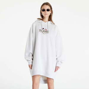 Dámská mikina TOMMY JEANS Mdrn Prp 1 Hoodie Dress Silver Grey Heather