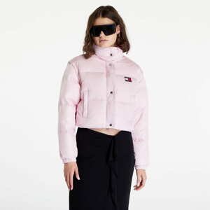Dámská zimní bunda TOMMY JEANS Badge Crop Vest Down Puffer Jacket Pink