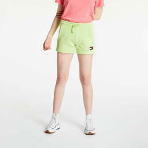 Teplákové šortky TOMMY JEANS Badge Sweatshort Faded Lime