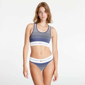 Tommy Hilfiger Seamless Unlined Bralette Seamless Stripe Twilight Indigo