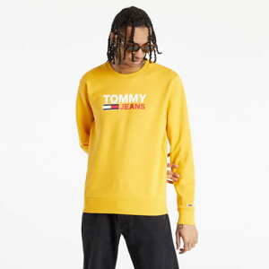 Mikina TOMMY JEANS Corp Logo Crew Prairie Yellow