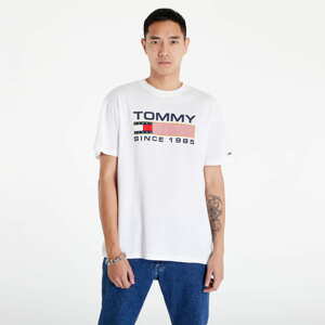 Tričko s krátkým rukávem TOMMY JEANS Classic Athletic Twisted Logo Tee White