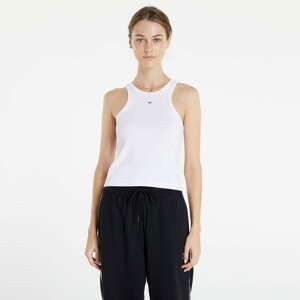 Dámský top TOMMY JEANS Feminine Rib Tank Top White