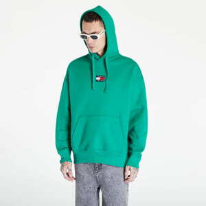 Mikina TOMMY JEANS Tommy Badge Hood Green