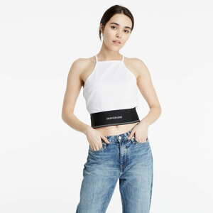 Dámský top Calvin Klein Calvin Klein Milano Jersey Cropped Top White