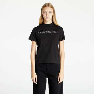 Dámské tričko CALVIN KLEIN JEANS Shadow Logo Tee Ck Black