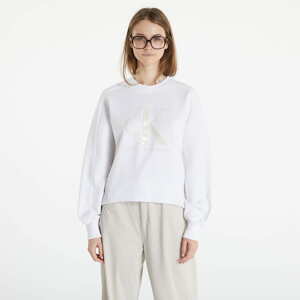 Dámská mikina CALVIN KLEIN JEANS Calvin Klein Jeans Gel Monogram Crewneck Bright White